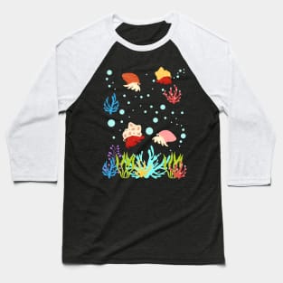 Cute Hermit Crab Baseball T-Shirt